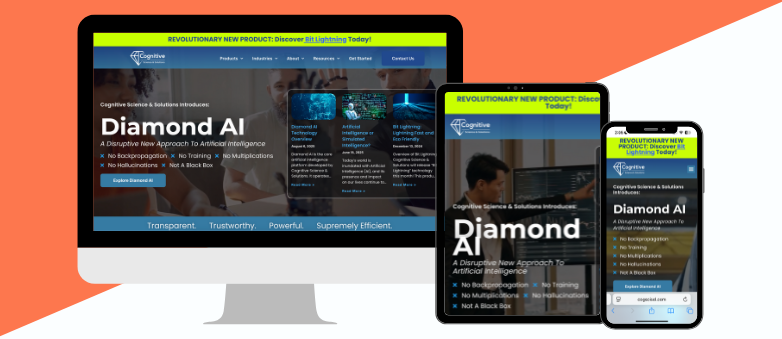 featured images of website build for Cogscisol.com