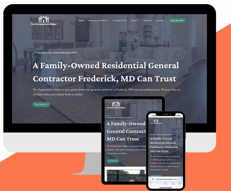 homeowners helper website showcase